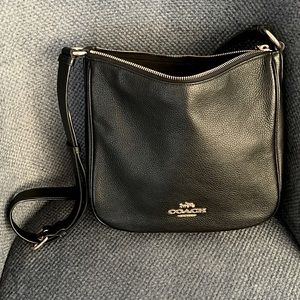 Coach Bag - EUC black leather